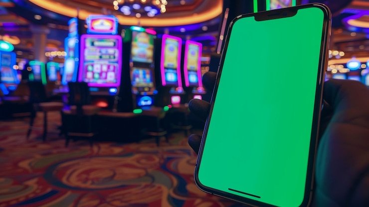 Mobile Blueprint Gaming experience on 7evenluck app showing responsive reel layout